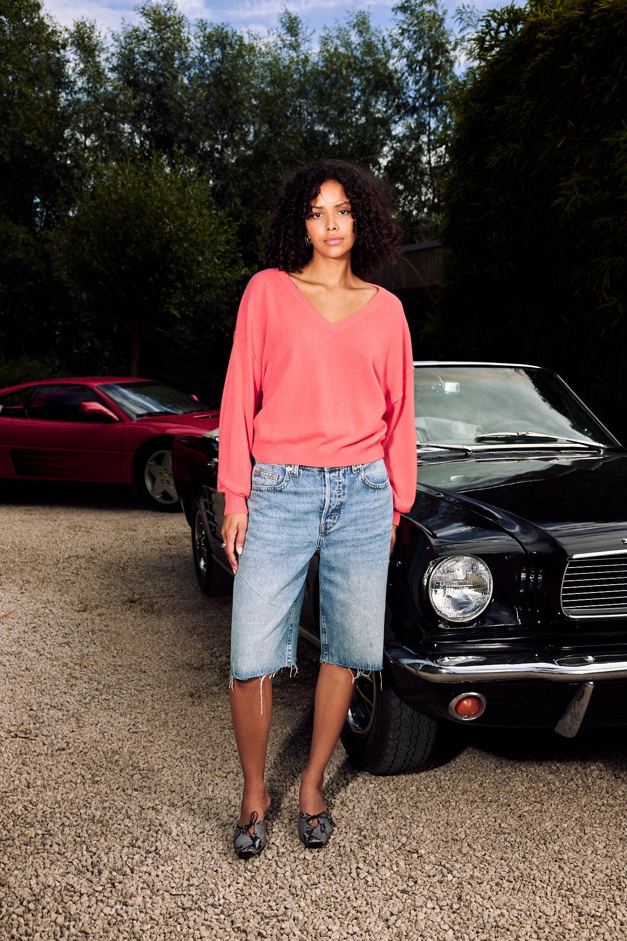ABBY REVERSIBLE JUMPER | CERISE