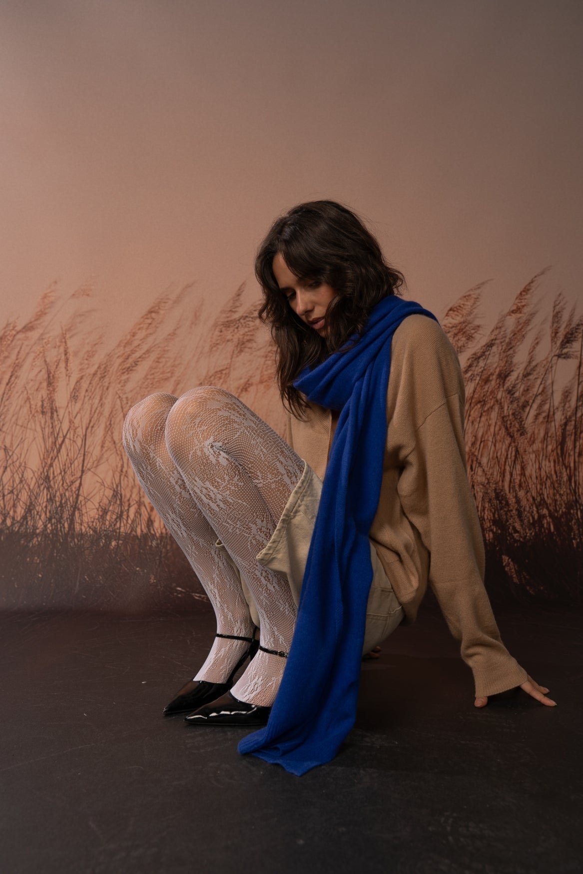 SNOW FALL SCARF | ELECTRIC PARTY