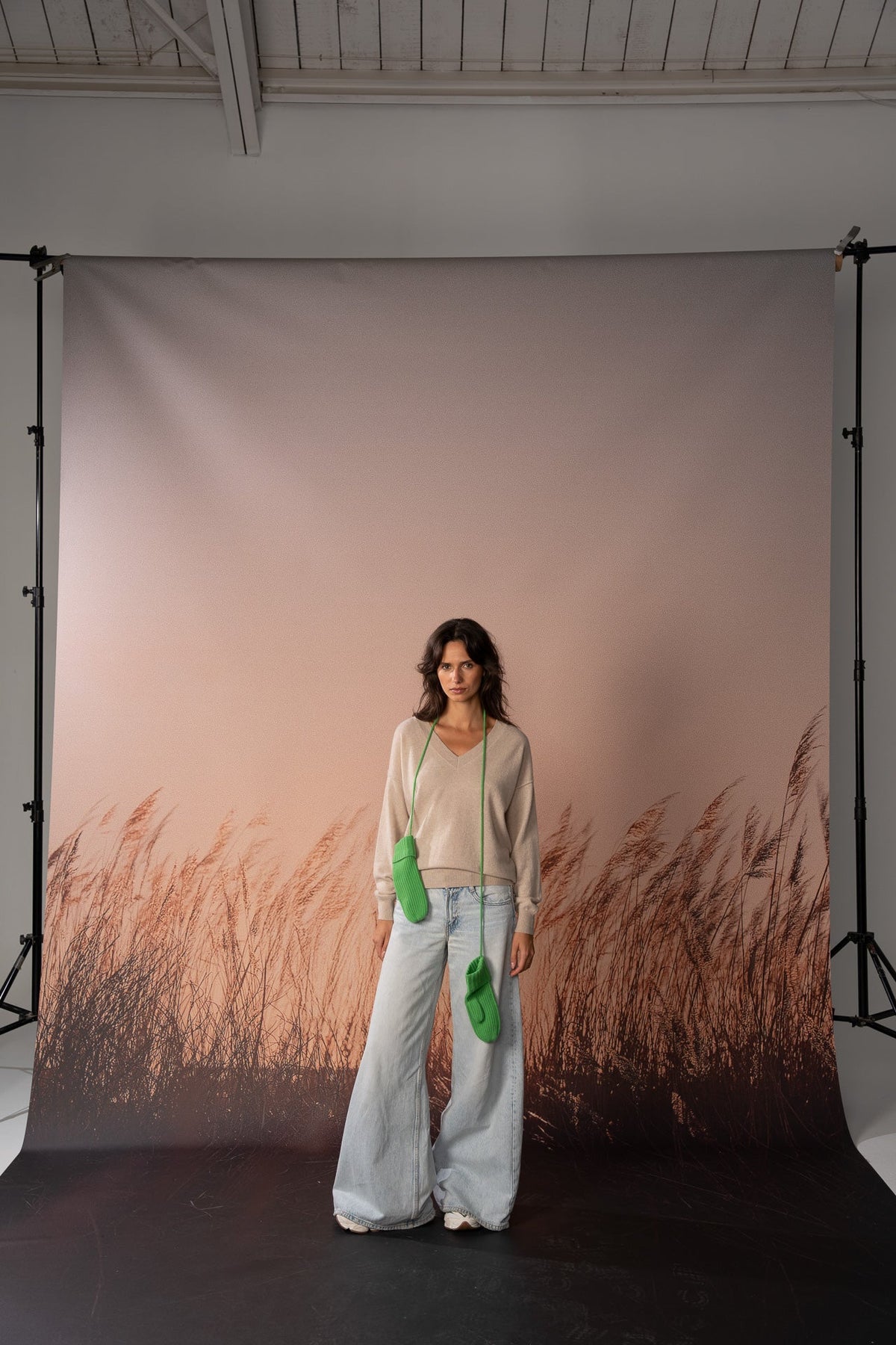 AZUL V NECK | JUTE