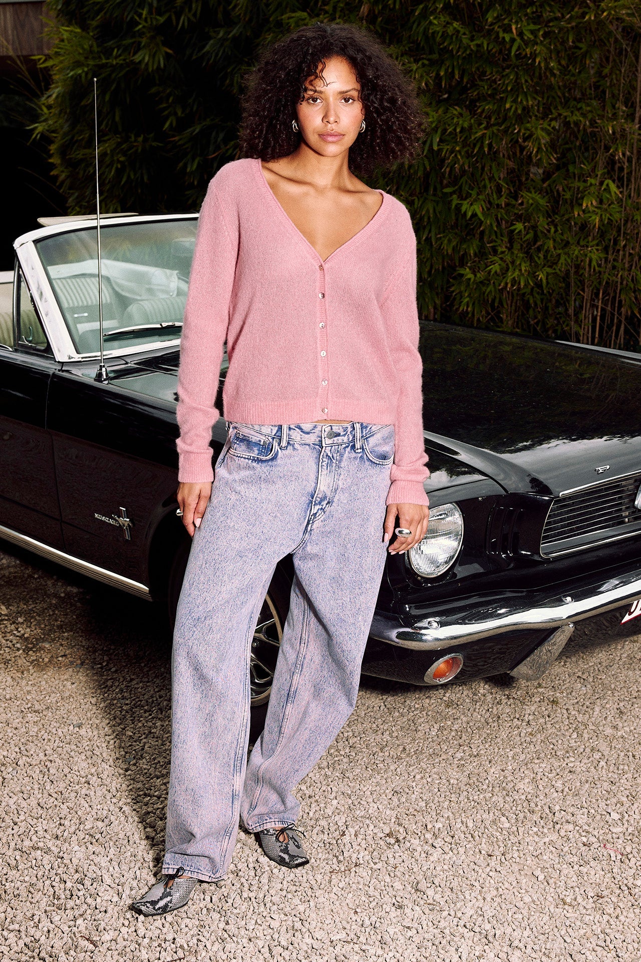 AMARA HONOLULU BAY CARDI | TEA ROSE